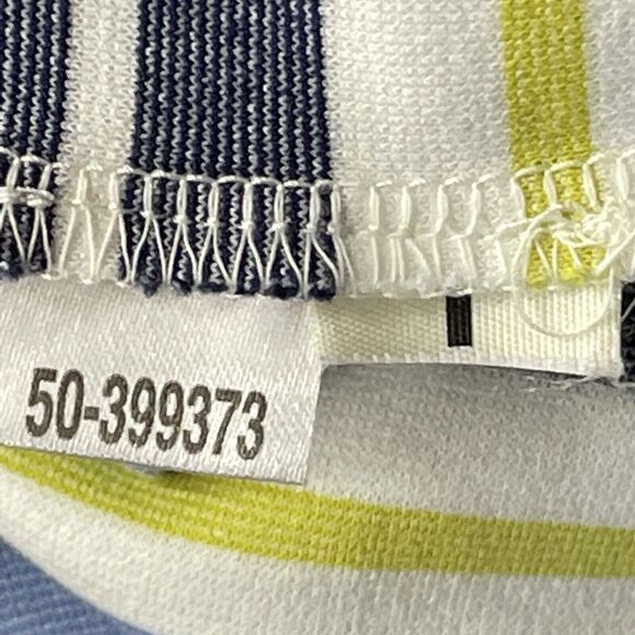 Ann Taylor SZ 8 Bodycon Dress Striped Sleeveless Stretch V-Neck Rear Zipper - Picture 9 of 9